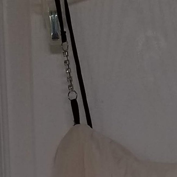 Spaghetti strap formal chiffon midi dress - Picture 3 of 3